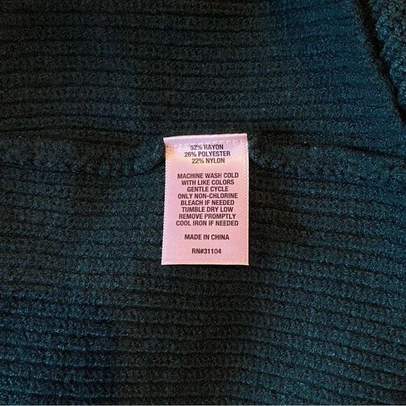 The Limited Long Open Front Green Cardigan Duster Size S Small NWT - Picture 7 of 7